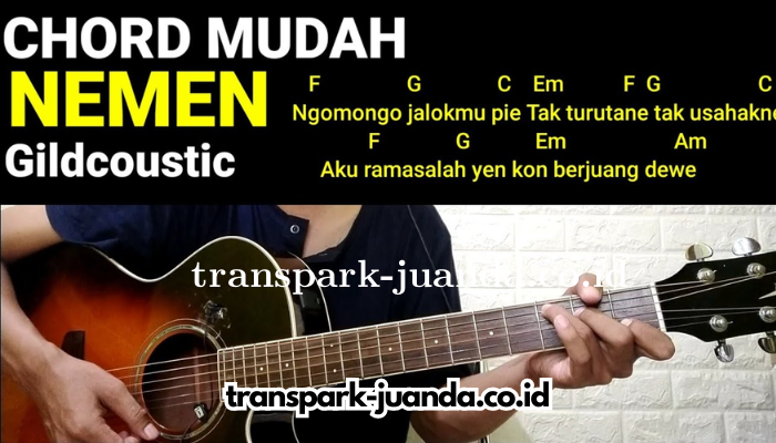 Kunci Gitar G Chord Nemen - Gilga Sahid ft. Denny Caknan